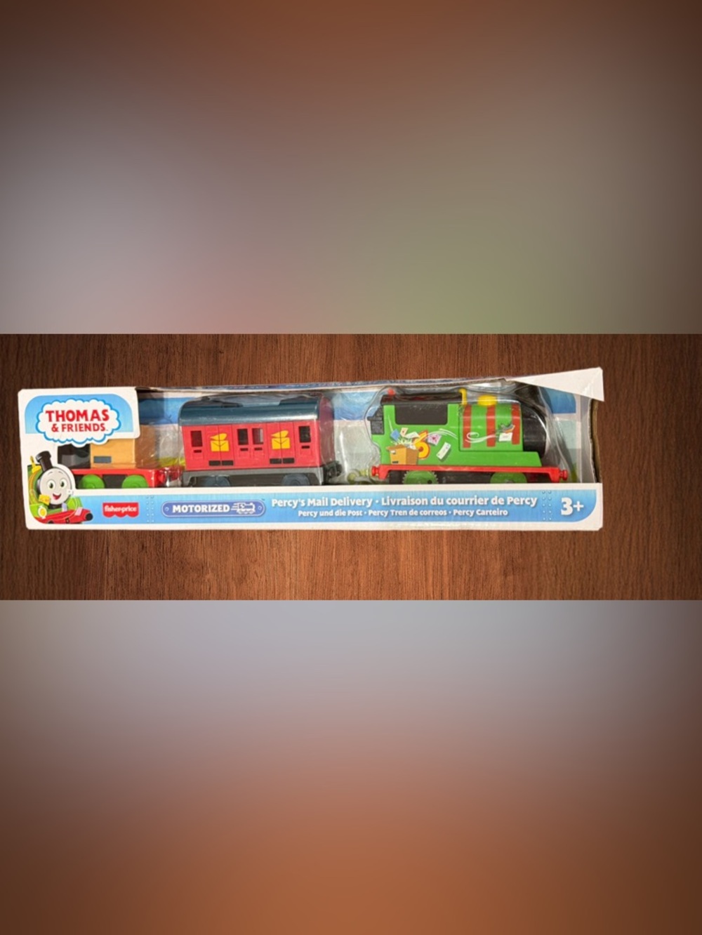 THOMAS & FRIENDS  MOTORIZED CLASSIC PERCY TOY TRAIN ENGINE. FISHER PRICE
